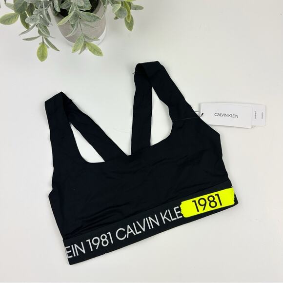 Calvin Klein 1981 Limited Edition Micro Unlined Bralette QF5502 Size X-Small - Picture 1 of 3